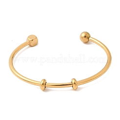 Manschettenarmreifen aus 304 Edelstahl&nbsp;BJEW-P394-01G