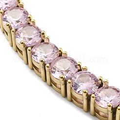 Strass-Armband&nbsp;BJEW-C049-01G-01