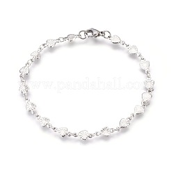 Bracciali a catena in acciaio inossidabile 304 anti-ossidazione&nbsp;BJEW-P239-19