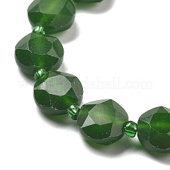 Natürliche Jade Perlen Stränge&nbsp;G-C116-A85-01