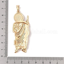 Pendentifs en laiton zircon cubique clair&nbsp;KK-Z050-03G-05