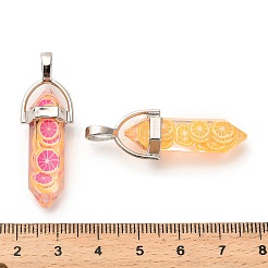 Anhänger aus Epoxidharz mit Obstmotiv&nbsp;RESI-L045-02P