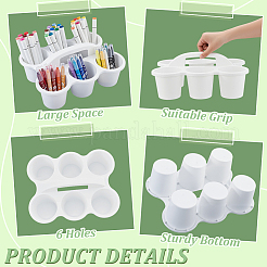 Aufbewahrungsbox aus Kunststoff&nbsp;ODIS-WH0030-264