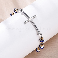 201 bracelets à maillons en acier inoxydable&nbsp;BJEW-A032-01GP-02