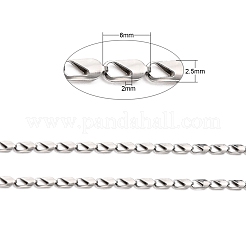 Chaînes à maillons en acier inoxydable 304 de 3.28 pied résistantes au ternissement&nbsp;X-CHS-K002-25