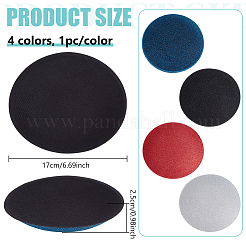 4 Stück 4 Farben Eva-Stoff rund Fascinator Hut Basis für Millinery Magic&nbsp;FIND-BC0014-33