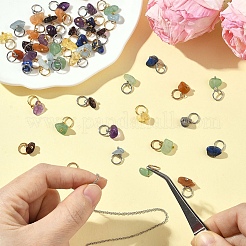 35 ciondolo con schegge di pietre preziose naturali miste di 7 colori&nbsp;PALLOY-YW00144-01