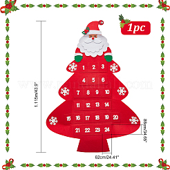 Christbaumschmuck aus Filz mit Adventskalender&nbsp;DIY-WH0032-26