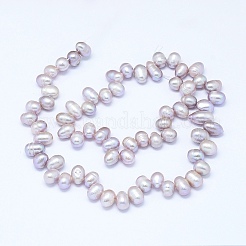 Brins de perles de culture d'eau douce naturelles&nbsp;PEAR-G004-01B-01-X