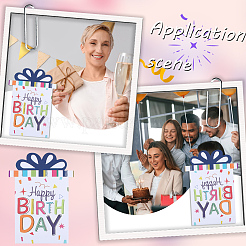 Papier Geburtstagskarte & Umschlag&nbsp;LS-DIY-WH20009-77
