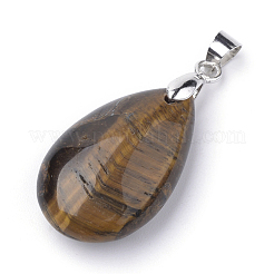Ciondoli d'occhio di tigre naturale&nbsp;X-G-S243-07