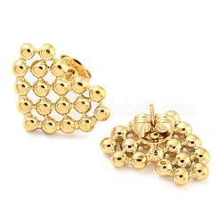 Orecchini a bottone in acciaio inossidabile 304 per donna&nbsp;EJEW-C067-18G