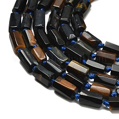 Gefärbte natürliche blaue Tigerauge-Perlenstränge&nbsp;GG-CBA295D-01