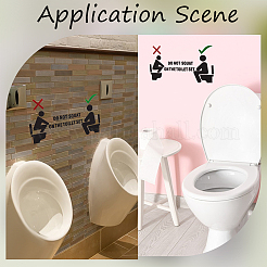 PVC-Schildaufkleber für öffentliche Toiletten&nbsp;AJEW-WH20006-102A