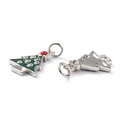 Weihnachtsart Messing Micro Pave klare Zirkonia Anhänger&nbsp;ZIRC-Z008-02