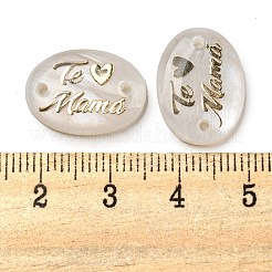 Süßwassermuschel mit Emaille-Knöpfen&nbsp;BUTT-Z001-02
