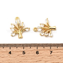 Ottone micro spianare pendenti zirconi&nbsp;KK-P344-06G