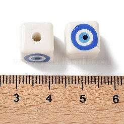 Perles en porcelaine céramique peintes à la main&nbsp;PR-CBA3F2D-04B
