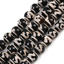 Chapelets de perles de style tibétain&nbsp;G-G328-A11-10mm