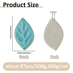 500g Mosaikfliesen Keramik Cabochons&nbsp;PORC-FH0001-16