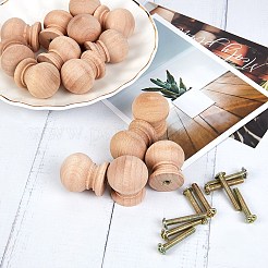 Poignées de tiroir de boîte à bijoux en bois&nbsp;FIND-WH0051-88B