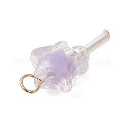 5 Stück Anhänger aus Acryl und Glas.&nbsp;PALLOY-JF03526-01