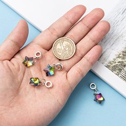 Tibetanische Legierung großes Loch europäische baumelnde Charms&nbsp;X-PALLOY-JF00040