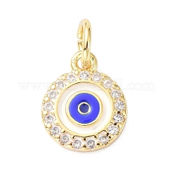Charms in ottone con zirconi smaltati&nbsp;ZIRC-C022-34G