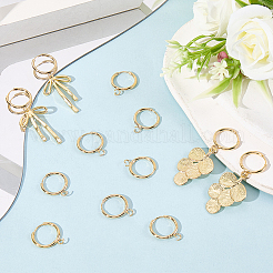 12 boucle d'oreille créole en acier inoxydable 201&nbsp;STAS-SC0010-30G