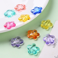 Perles en acrylique transparente&nbsp;TACR-S154-32B