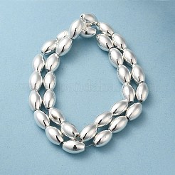 Fili di perline di ematite magnetica sintetica elettrolitica&nbsp;G-Q1009-E02-01