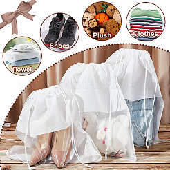 6 Stück 6 Arten rechteckige Vliesstoff-Verpackungsbeutel mit Kordelzug&nbsp;ABAG-OC0001-09