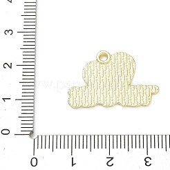 Anhänger aus Tennislegierung mit Emaille&nbsp;AL-CBA292F-02F-G