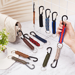 12 Stück Aluminium-Kletterkarabiner in 12 Farben&nbsp;KEYC-CP0001-03