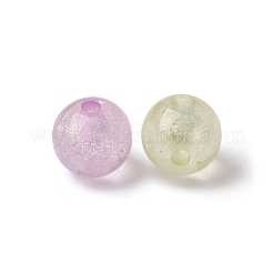 Leuchtende transparente Acrylperlen&nbsp;LACR-S001-13-10mm