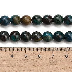 Natur Chrysokoll Perlen Stränge&nbsp;G-G475-A03-8mm