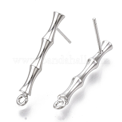 Messing Ohrstecker Zubehör&nbsp;X-KK-N230-08P-NF