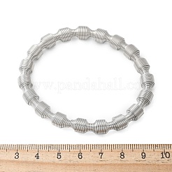 304 Edelstahl Stretch-Armreifen für Damen&nbsp;LS-BJEW-P315-02F-P
