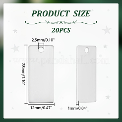 20 pz 201 pendenti in acciaio inossidabile&nbsp;STAS-UN0056-99