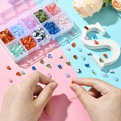 590pcs 10 Farben transparente Acrylperlen&nbsp;OACR-YW0001-91