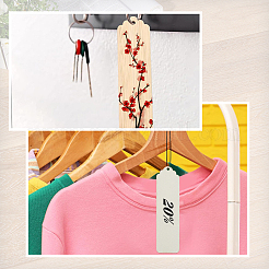 DIY-Sets zum Basteln von Lesezeichen aus Holz&nbsp;WOOD-SP0001-21B