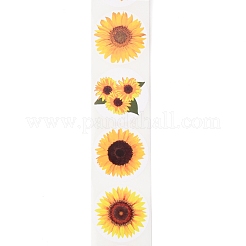 Papieraufkleber zum Thema Sonnenblumen&nbsp;X-DIY-L051-001