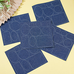 5 hoja de parches autoadhesivos de mezclilla&nbsp;PATC-TA0001-61D