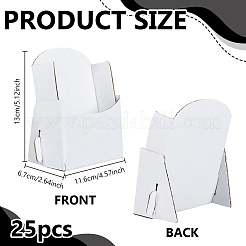 Présentoir à brochures en carton ondulé&nbsp;AJEW-WH0077-214