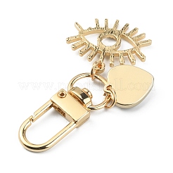 Décorations de pendentif en résine mauvais œil pour femmes&nbsp;KEYC-WH0032-24A