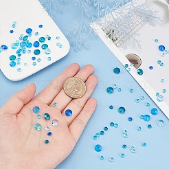 6000 pz. 10 stili di cabochon di strass acrilici con dorso a punta&nbsp;TACR-GA0001-07C