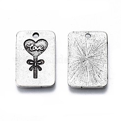 Pendente in lega stile tibetano&nbsp;PALLOY-Q441-058-RS