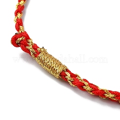 Braccialetti di perline intrecciate in nylon per donna uomo&nbsp;BJEW-JB11361-01