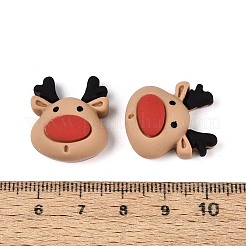 Weihnachtliche Cabochons aus undurchsichtigem Harz&nbsp;RESI-ZX017-76
