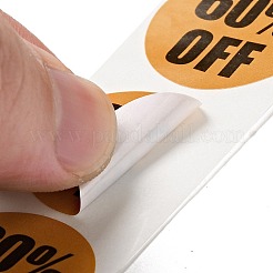 Prozent Rabatt auf runde Rollenaufkleber&nbsp;DIY-D078-05